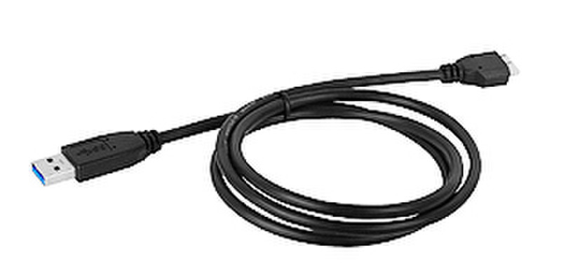 Siig CB-US0712-S1 1m USB A Micro-USB B Black USB cable