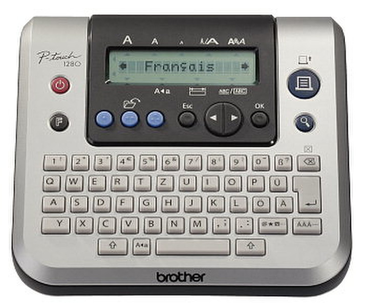 Brother Label Printer Black,Silver