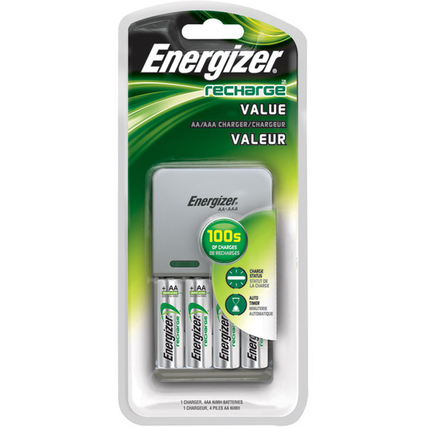 Energizer NiMH Charger + 4 AA NiMH