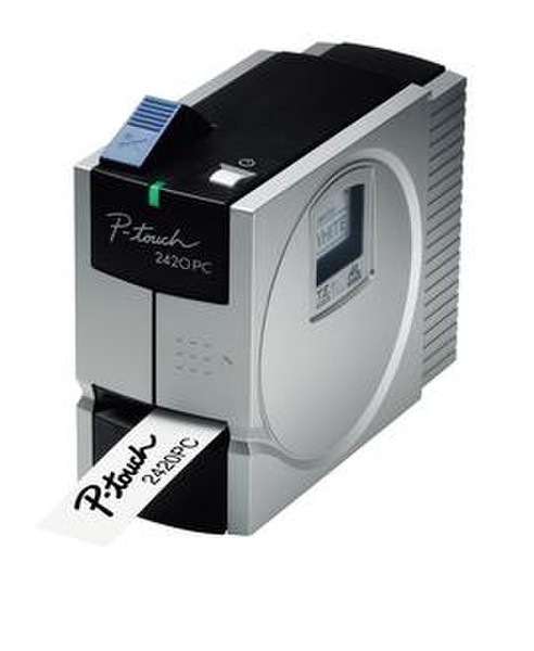 Brother P-touch 2420PC Black,Silver label printer