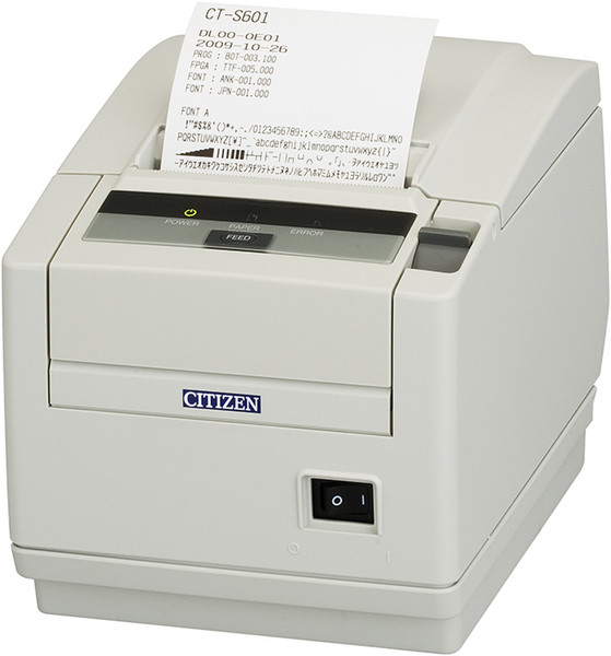 Citizen CT-S601 Thermodruck POS printer 203DPI Weiß