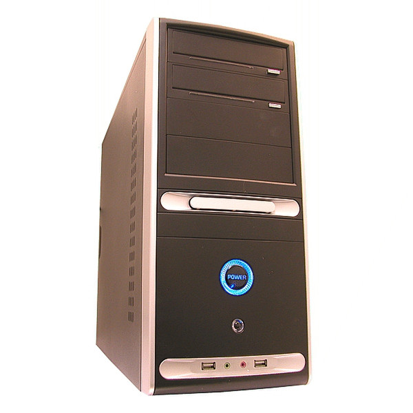 Evertech ATX-8024-C34 Midi-Tower 400W Black computer case