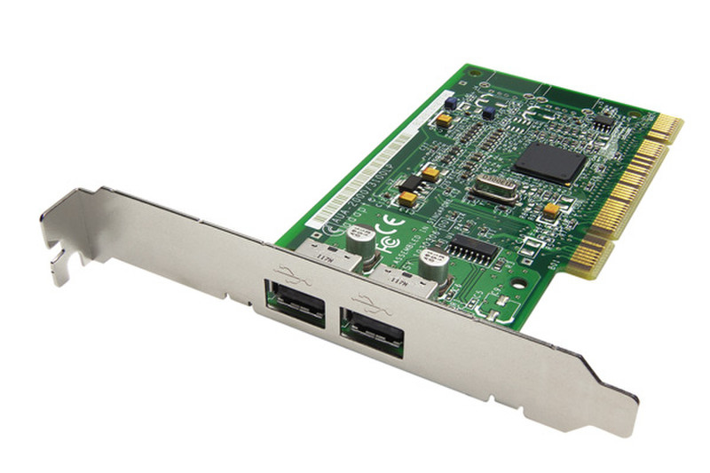 Adaptec 2-port USB 2.0 card interface cards/adapter
