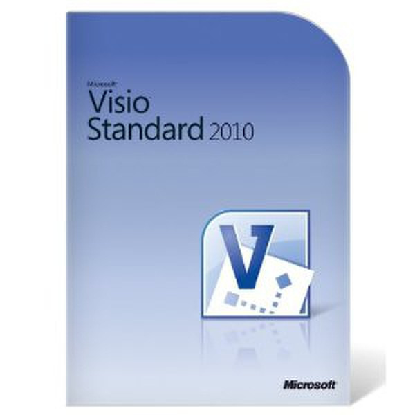 Microsoft Visio 2010 Standard, x32/64, 1u, EDU, DVD, ENG