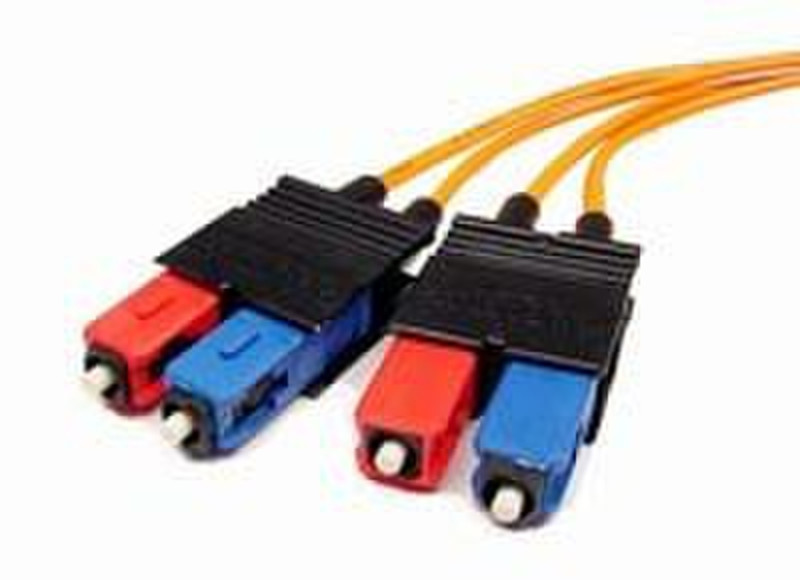 Cables Unlimited SC to SC 62.5/125 Duplex Multimode Fiber Cable 1 m 1м SC SC Оранжевый