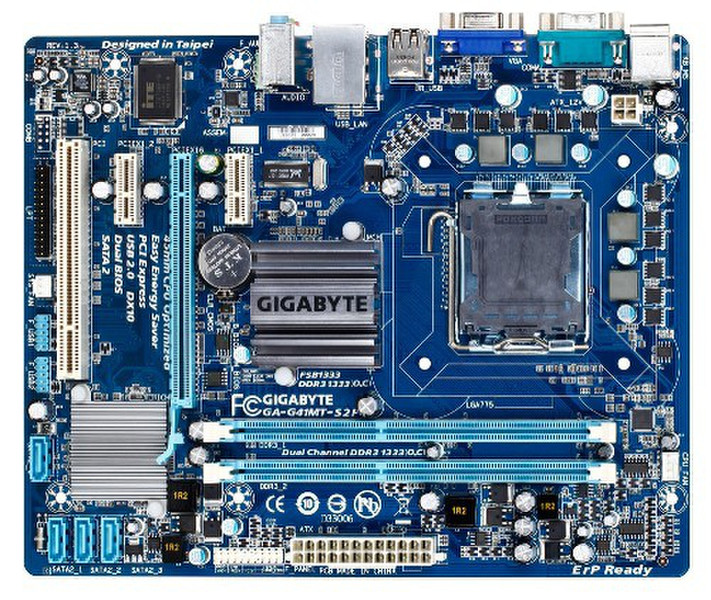 Gigabyte GA-G41MT-S2P North Bridge: Intel G41 Express \n<br>South Bridge: Intel ICH7 Socket T (LGA 775) Micro ATX motherboard