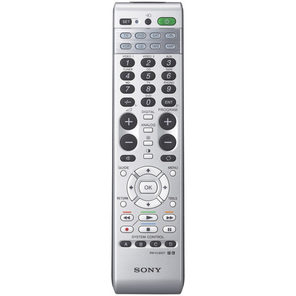 Sony RM-VL600T remote control