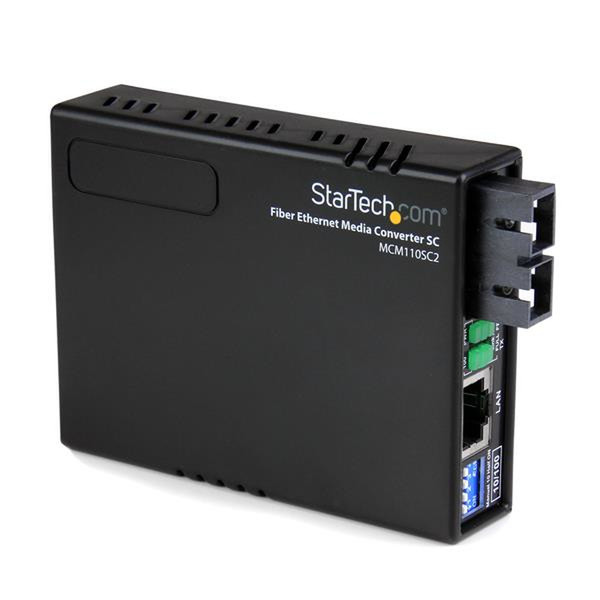 StarTech.com 10/100 Fiber to Ethernet Media Converter Multi Mode SC 2 km network media converter