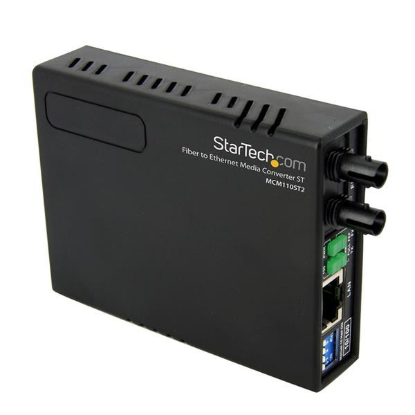 StarTech.com 10/100 Multi Mode Fiber Copper Fast Ethernet Media Converter ST 2 km network media converter