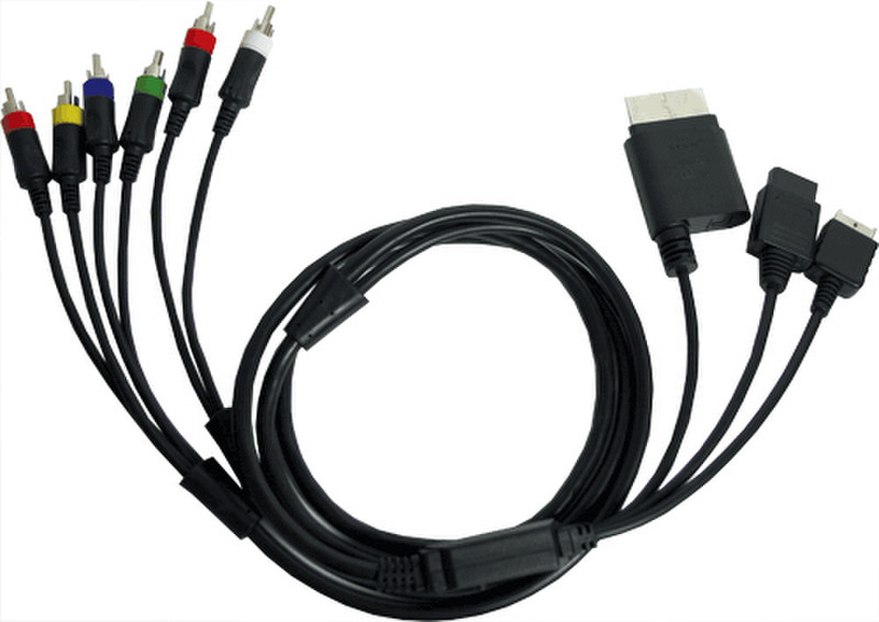 Mad Catz MOV06155V/04/1 2.1m RCA Black video cable adapter
