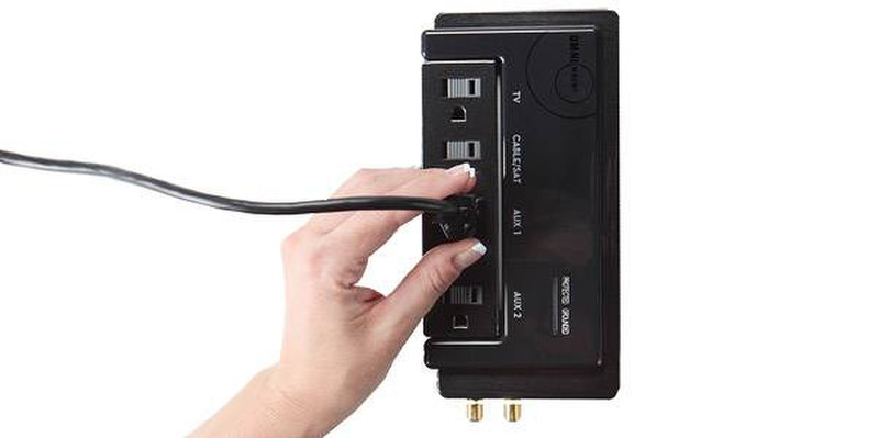 OmniMount OESP4 4AC outlet(s) Black surge protector