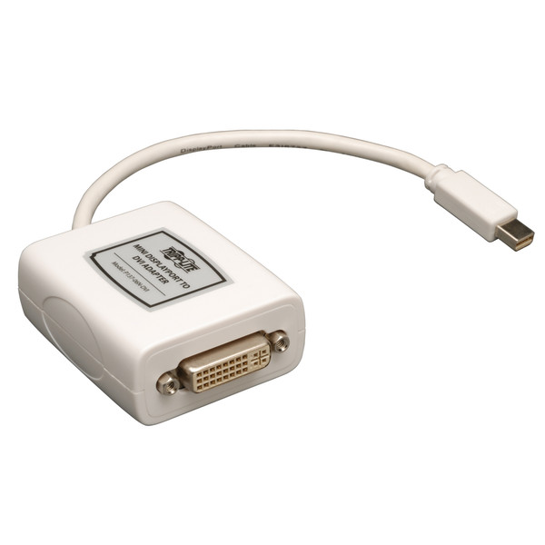 Tripp Lite Keyspan Mini DisplayPort to DVI Adapter, Video Converter for Mac/PC, 1920x1200/1080p (Mini DP to DVI M/F), 15.24 cm (6-in.)