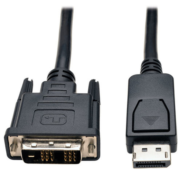 Tripp Lite P581-010 3.05m DisplayPort DVI-D Schwarz, Weiß Videokabel-Adapter