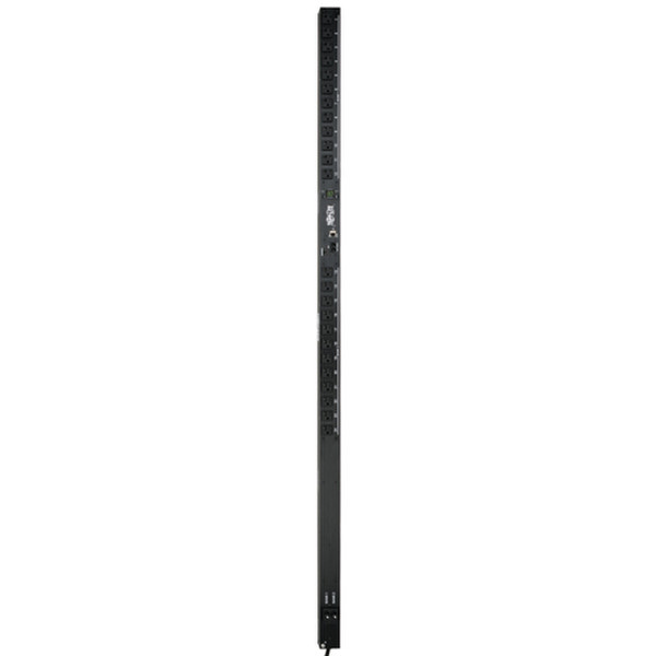 Tripp Lite TAA-Compliant 2.9kW Single-Phase Monitored PDU, 120V Outlets (24 5-15/20R), L5-30P, 10ft Cord, 0U Vertical