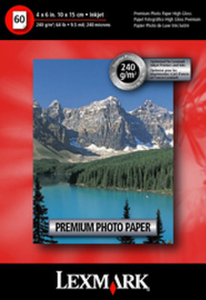 Lexmark Premium Glossy Photo Paper - Photo Size 10x15 фотобумага