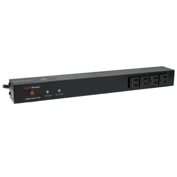 CyberPower RKBS15S4F10R 14AC outlet(s) 120V 4.57m Black surge protector