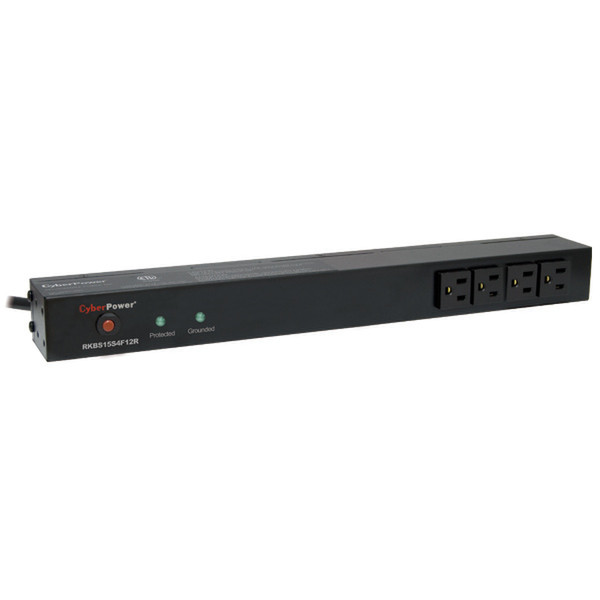 CyberPower RKBS15S4F12R 16AC outlet(s) 120V 4.57m Black surge protector