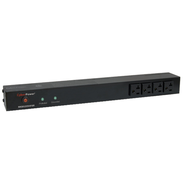 CyberPower RKBS20S4F8R 12AC outlet(s) 120V 4.57m Black surge protector