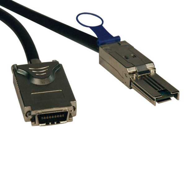 Tripp Lite External SAS Cable, 4 Lane - mini-SAS (SFF-8088) to 4xInfiniband (SFF-8470), 2M