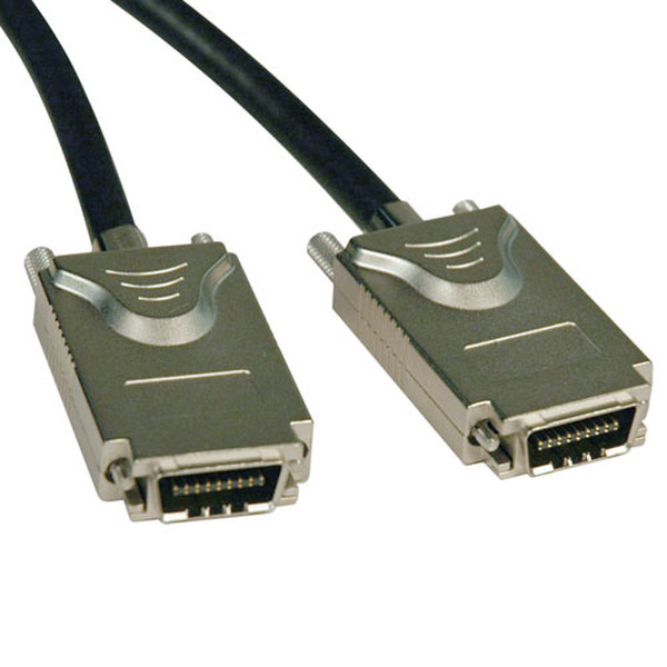 Tripp Lite External SAS Cable, 4 Lane - 4xInfiniband (SFF-8470) to 4xInfiniband (SFF-8470), 2M
