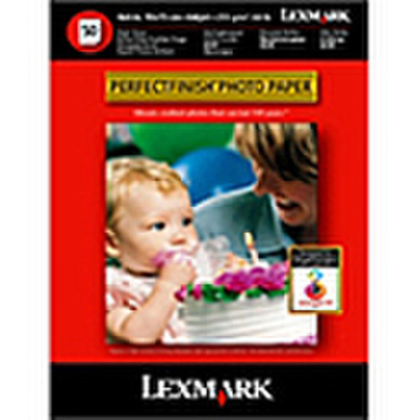 Lexmark PerfectFinish Photo Paper, 10x15cm (50) фотобумага