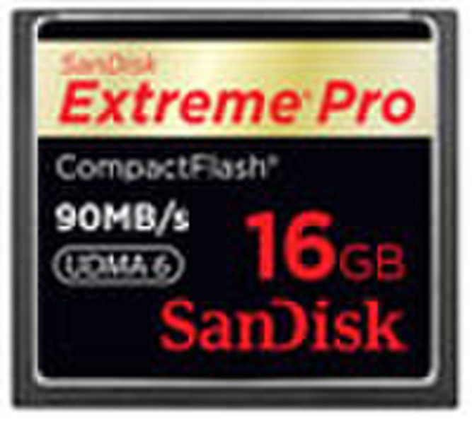 Sandisk Extreme Pro CompactFlash 16GB CompactFlash memory card