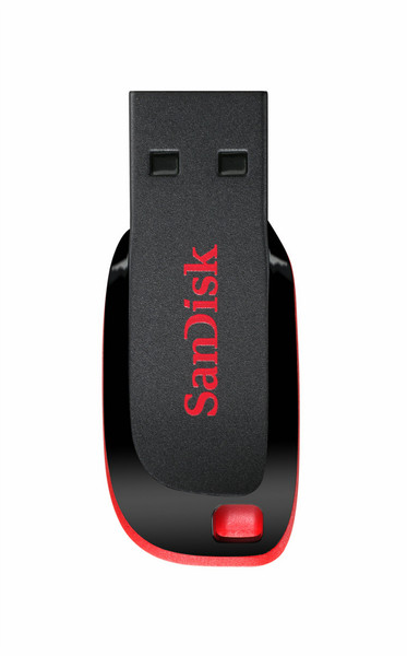 Sandisk Cruzer Blade 8GB 8ГБ USB 2.0 Черный, Красный USB флеш накопитель