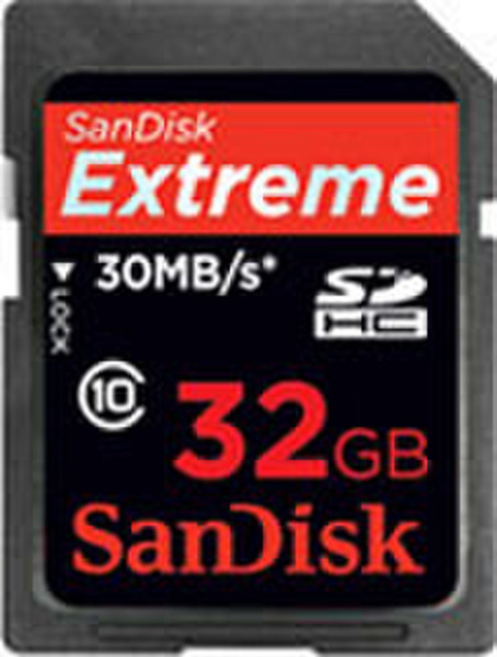Sandisk Extreme SDHC 32GB 32GB SDHC memory card