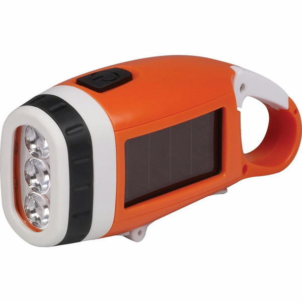 Energizer Solar Carabiner Crank Light LED Orange,White
