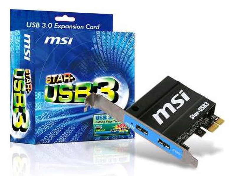 MSI STAR-USB3 Внутренний USB 3.0 интерфейсная карта/адаптер
