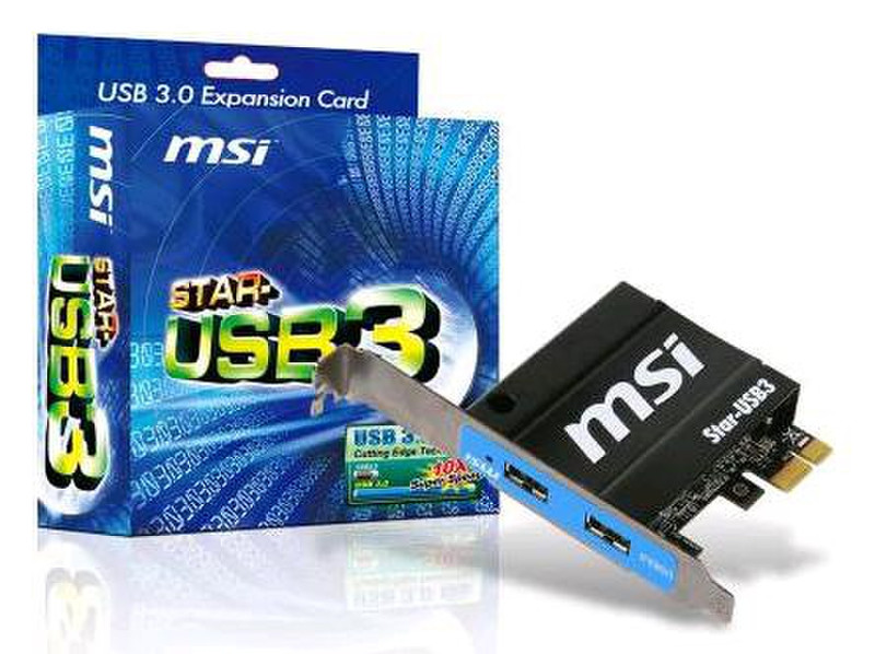 MSI STAR-USB3 Internal USB 3.0 interface cards/adapter