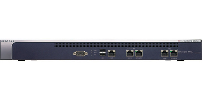 Netgear STM600 1U 260Mbit/s hardware firewall