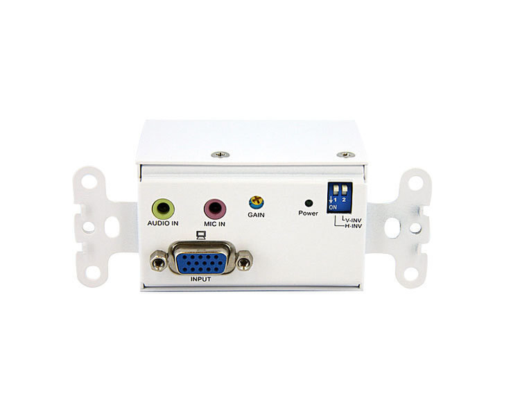 StarTech.com VGA Wall Plate Video Extender Transmitter over Cat 5 with Audio