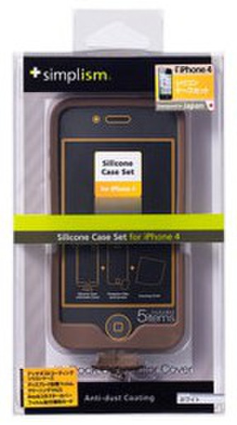 Simplism TR-SCSIP4-BR/EN Sleeve case Коричневый чехол для мобильного телефона