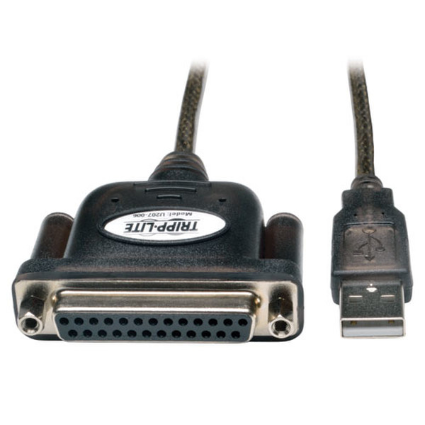 Tripp Lite U207-006 1.83м Черный параллельный кабель