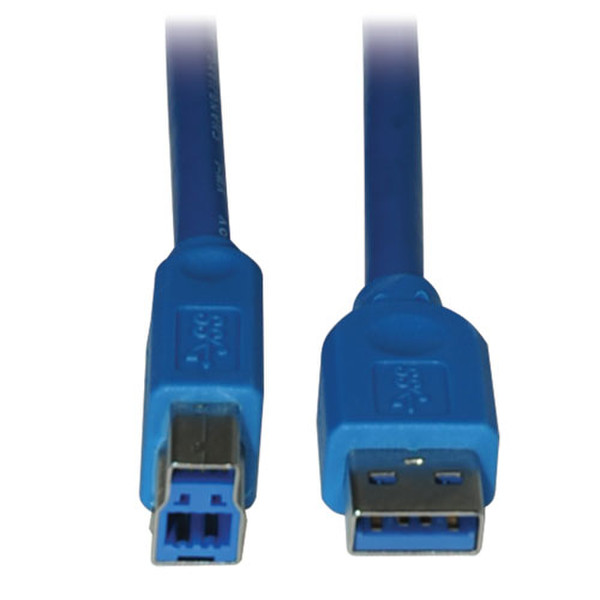 Tripp Lite U322-010 3.05m USB A USB B Blau USB Kabel