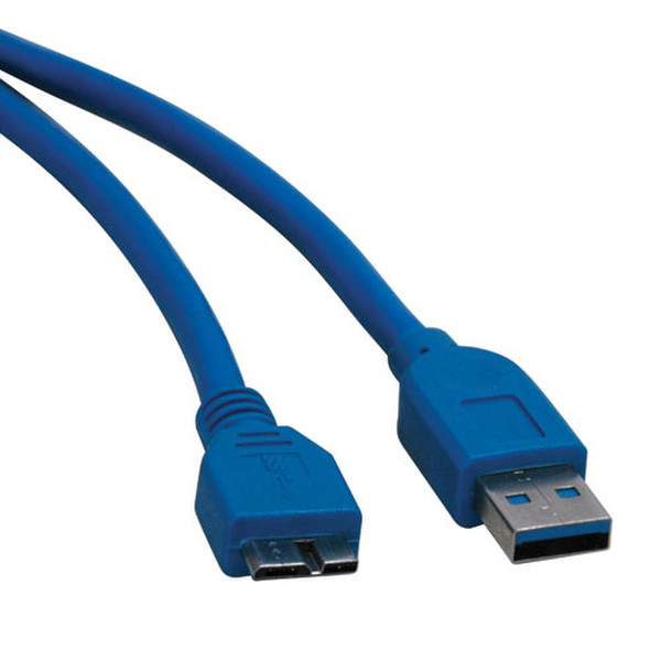 Tripp Lite U326-003 0.91m USB A Micro-USB B Blau USB Kabel