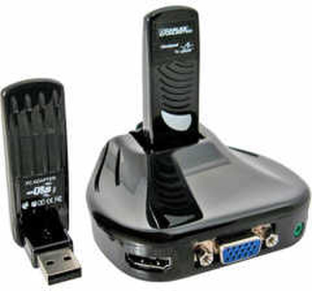 Cables Unlimited Wireless USB to HDMI & VGA Adapter w/ Audio USB 2.0 interface cards/adapter