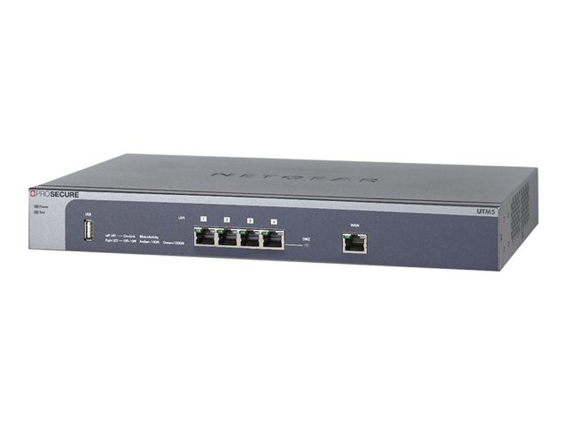 Netgear UTM5-100NAS 1U 90Mbit/s hardware firewall