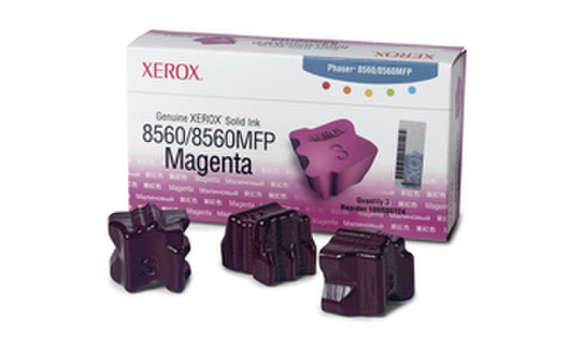 Tektronix Genuine Xerox Solid Ink (3 Sticks), Magenta 3400Seiten 3Stück(e) Tinten Colorstick