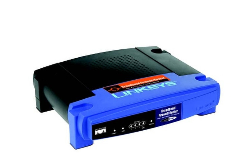 Linksys BEFSX41 Подключение Ethernet Черный, Синий проводной маршрутизатор