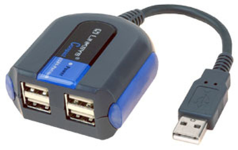 Linksys Compact USB 4-Port Hub 12Mbit/s Schnittstellenhub