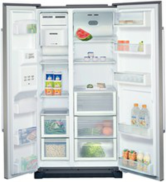 Siemens KA58NA45 freestanding 510L A+ Silver side-by-side refrigerator