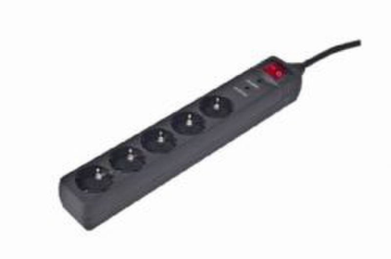 EnerGenie SPG5-C-15 5AC outlet(s) 250V 4.5m Black surge protector