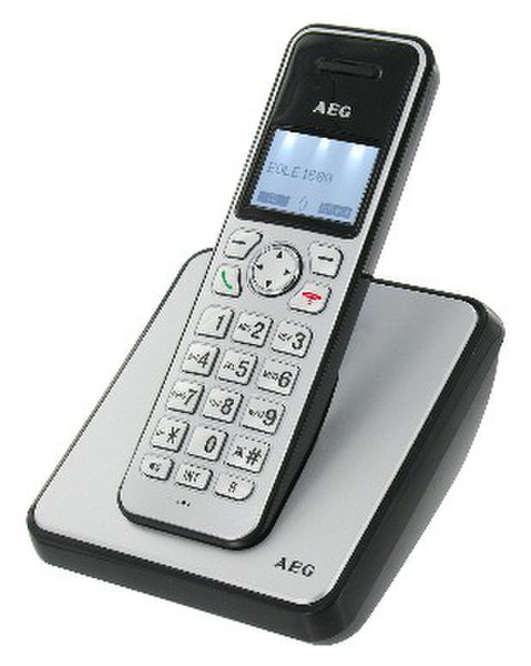 AEG EOLE 1600 DECT Идентификация абонента (Caller ID) Черный, Cеребряный