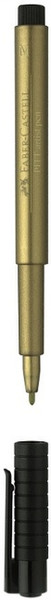 Faber-Castell 167350 Stick ballpoint pen Gold 1pc(s) ballpoint pen