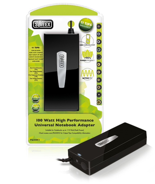 Sweex 100 Watt High Perform Universal Notebook Adapter