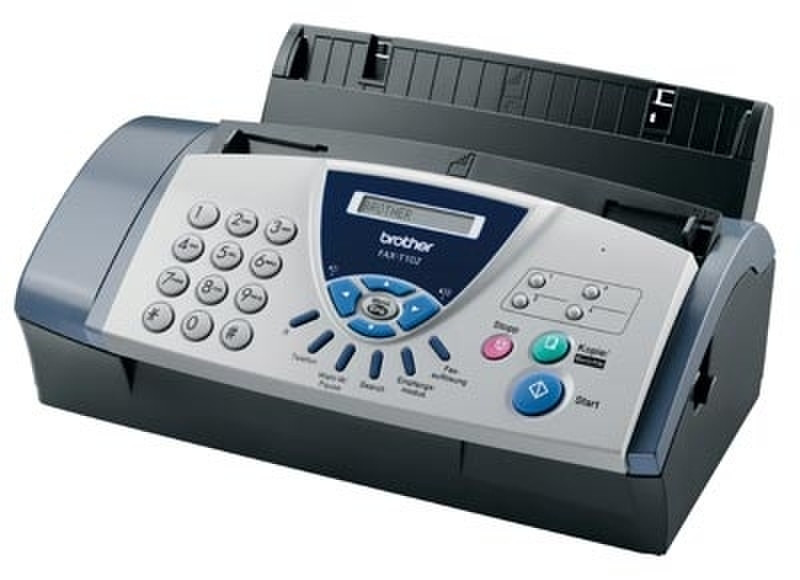 Brother FAX-T102 Inkjet 9.6Kbit/s Black,White fax machine