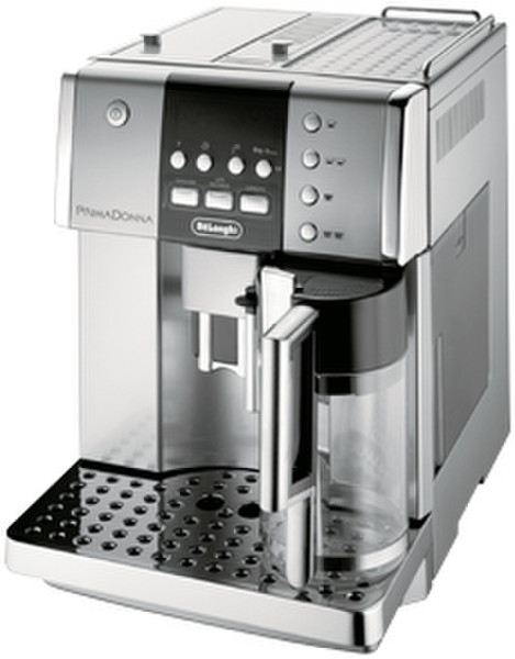 DeLonghi PrimaDonna ESAM 6600 Отдельностоящий Автоматическая Espresso machine 1.8л 14чашек Cеребряный