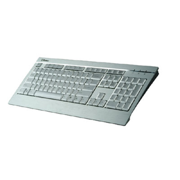Enermax Aurora Finest Aluminum Keyboard, Silver USB Cеребряный клавиатура